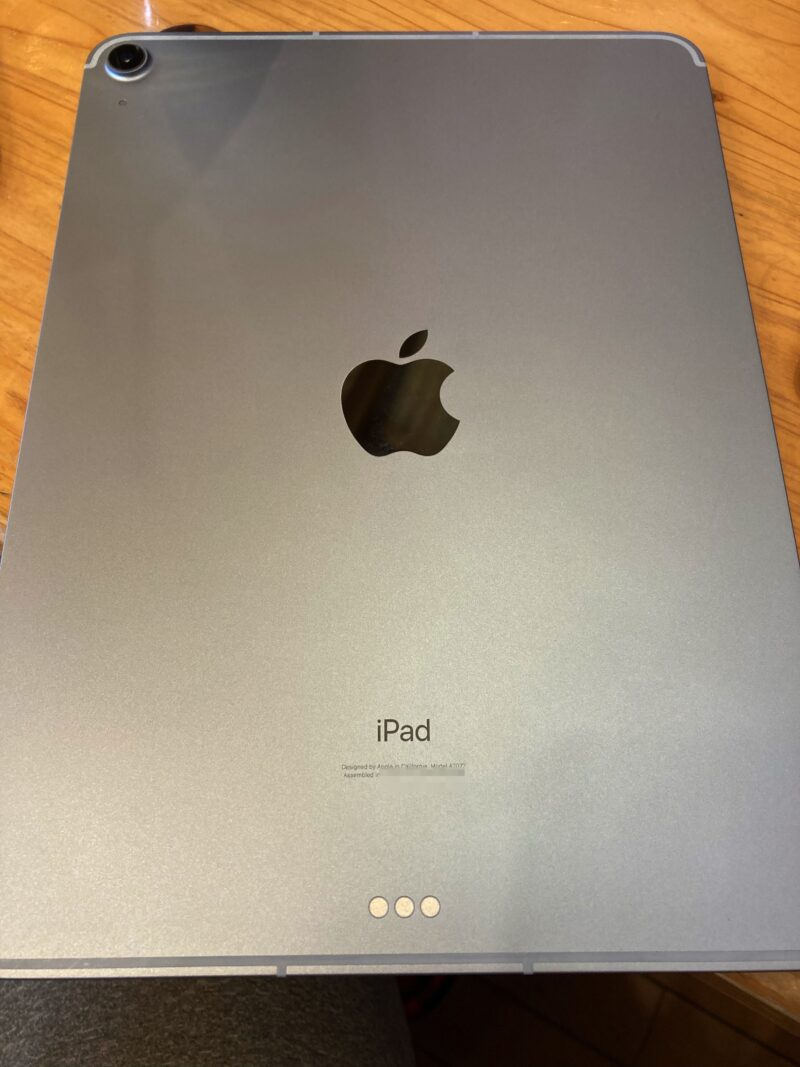 iPad Air（第四世代） 本体の裏側